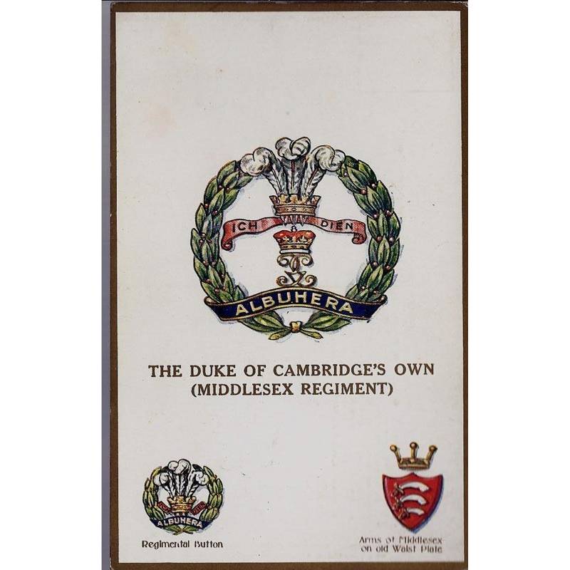 Insigne de régiment - The Duke of Cambridge's own Carte n'ayant pas voyagé