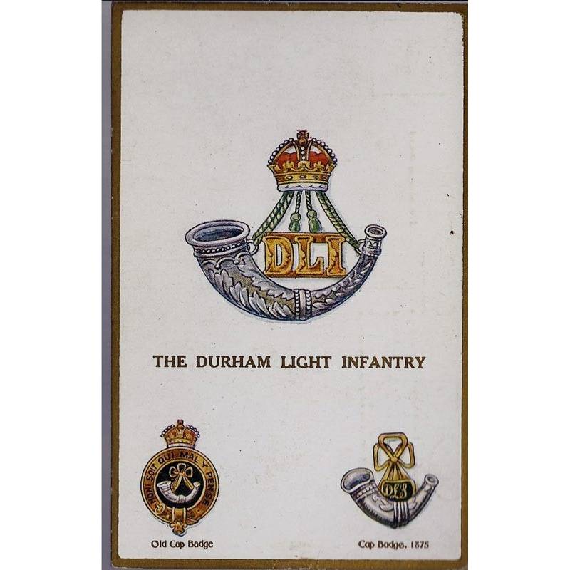 Insigne de régiment - The Durham Light Infantry Carte n'ayant pas voyagé