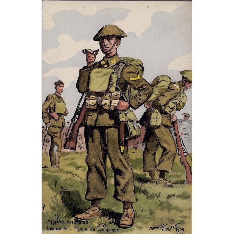 Armée Britannique - Infanterie - Tenue de campagne 1939 Illustrée par Maurice 