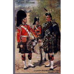 The Queen's own Cameron Highlanders - Drummer Bandsman Piper Illustrée par Har