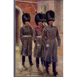 The Scots Guards - The officer visiting patrol Illustrée par Harry Payne - Car