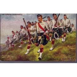 The Gordon Highlanders - Swarming down the Hill Illustrée par Harry Payne - Ca