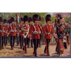 The Scots Guards - The King's Guard Illustrée par Harry Payne - Carte n'ayant 