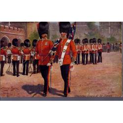 The Coldstream Guards - Changing Guard at St James Illustrée par Harry Payne -