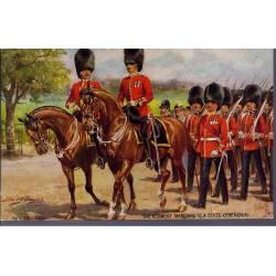 The Scots Guards - The regiment marching to a state ceremonial Illustrée par H