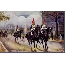 The Royal Horse Guards coming off King's Guard Carte n'ayant pas voyagé