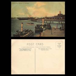 GB - Portsmouth - Harbour and Dockyard - Bateaux et paquebot