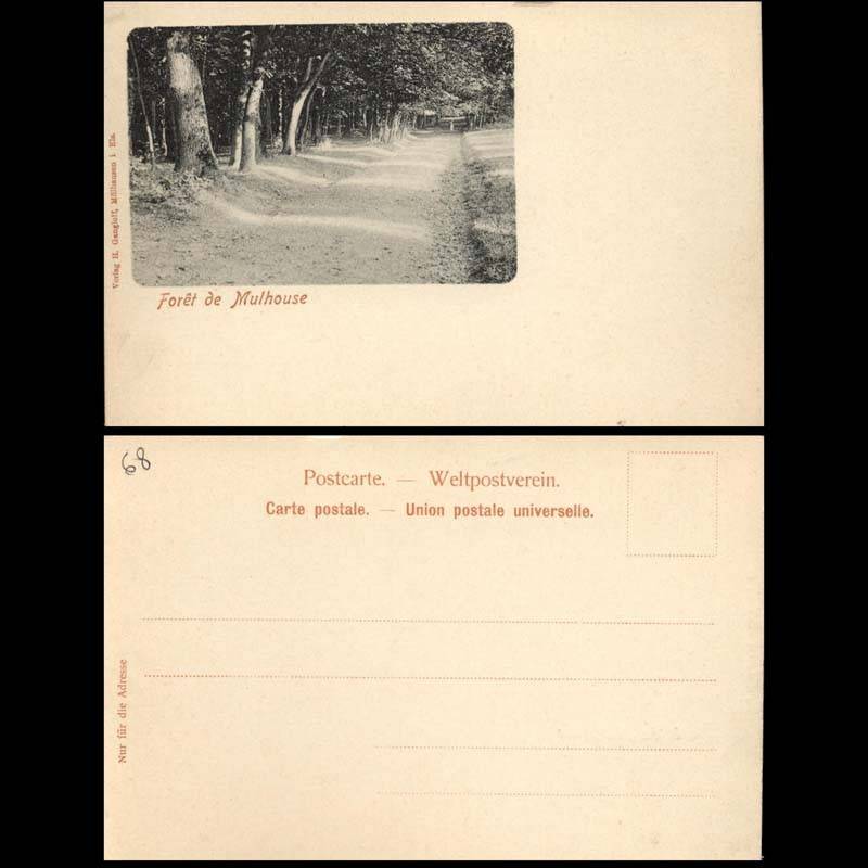 68 - Foret de Mulhouse - Editions Gangloff