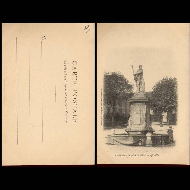 71 - Chalons sur Saone - Fontaine Neptune
