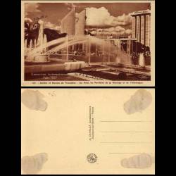 75 - Paris - Expo. 1937 - Jardins et bassins du Trocadero