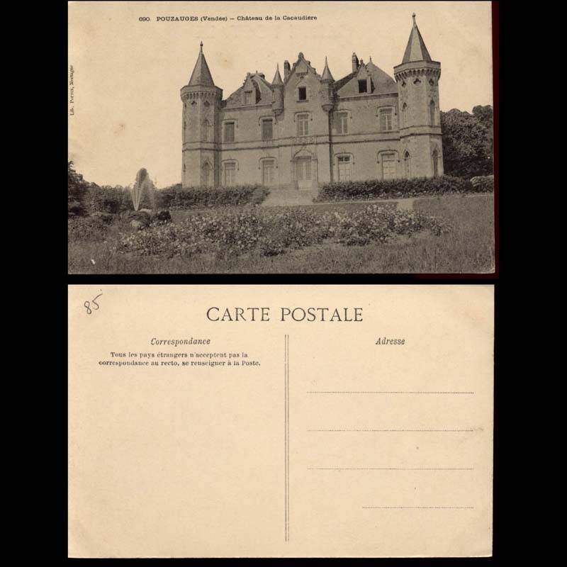 85 - Pouzauges - Chateau de la Cacaudiere