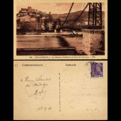27 - Les Andelys - Chateau Gaillard et le pont de Louviers - 1941