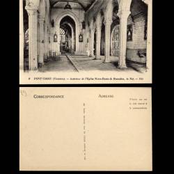 29 - Pont Croix - Intérieur de l'eglise Notre Dame de Roscudon - La Nef