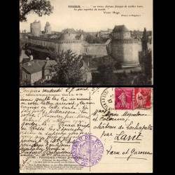 35 - Fougéres - Un vieux chateau flanqué de vieilles tours.... Victor Hugo