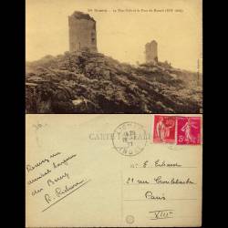 36 - Crozant - La tour Colin et la tour du Renard
