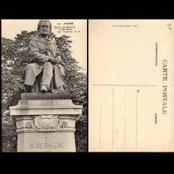 37 - Tours - Statue de Balzac par Fournier