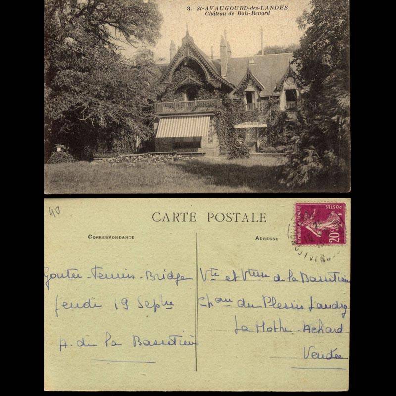 40 - Saint Avaugourd des Landes - Chateau de Bois Renard
