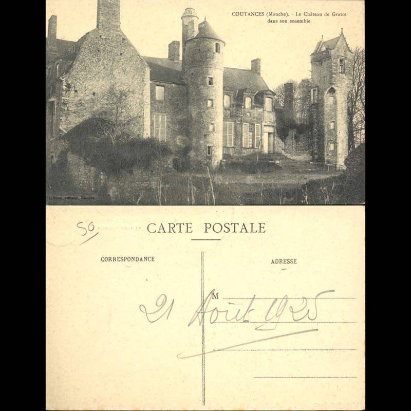 50 - Coutances - Le chateau de Gratot