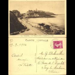 50 - Granville - Le Monaco du Nord vue générale de la plage