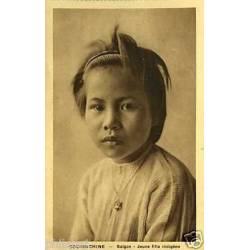 Cochinchine - Saigon - Jeune fille indigene