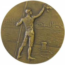 Médaille en bronze sport aviron