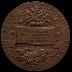 Médaille : Science et Labeur par Alphée Dubois - SUP