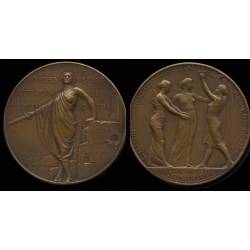Médaille bronze : Armée - La Begique, Anvers - 1914