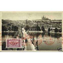 Tchecoslovaquie - Prague - Sur le pont Charles