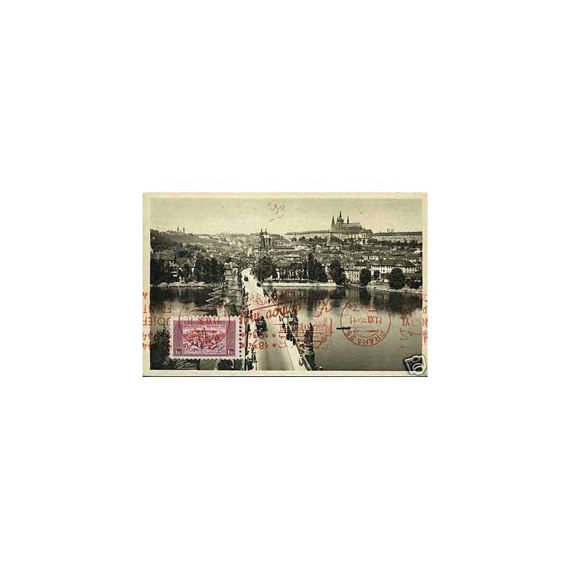 Tchecoslovaquie - Prague - Sur le pont Charles