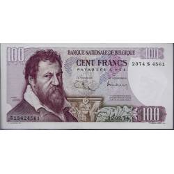 Billet de 100 Francs Belgique collection - Billet de banque SPL