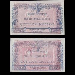 Billet de 1000 Francs - Billet de collection neuf - Au Cotillon Moderne