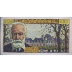 Billet de 5 Francs - Billet de collection V.Hugo - SUP