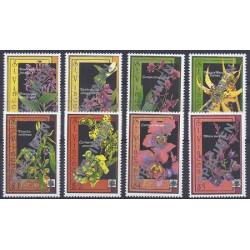 Timbres orchidees St Vincent N° 1230A/H neufs