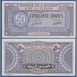 Billet de banque collection Tunisie - PK N° 23 - 50 Francs