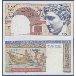 Billet de banque collection Tunisie - PK N° 24 - 100 Francs