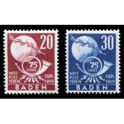 Timbre collection Bade N° Yvert et Tellier 56/57 Neuf sans charnière