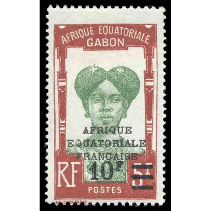Timbre collection Gabon N° Yvert et Tellier 114 Neuf avec charnière