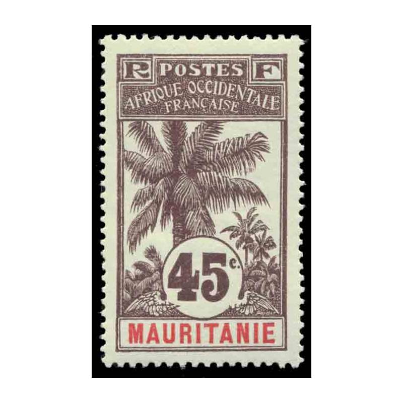 Timbre collection Mauritanie N° Yvert et Tellier 11 Neuf avec charnière