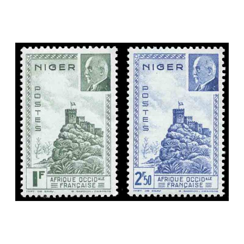 Timbre collection Niger N° Yvert et Tellier 93/94 Neuf sans charnière