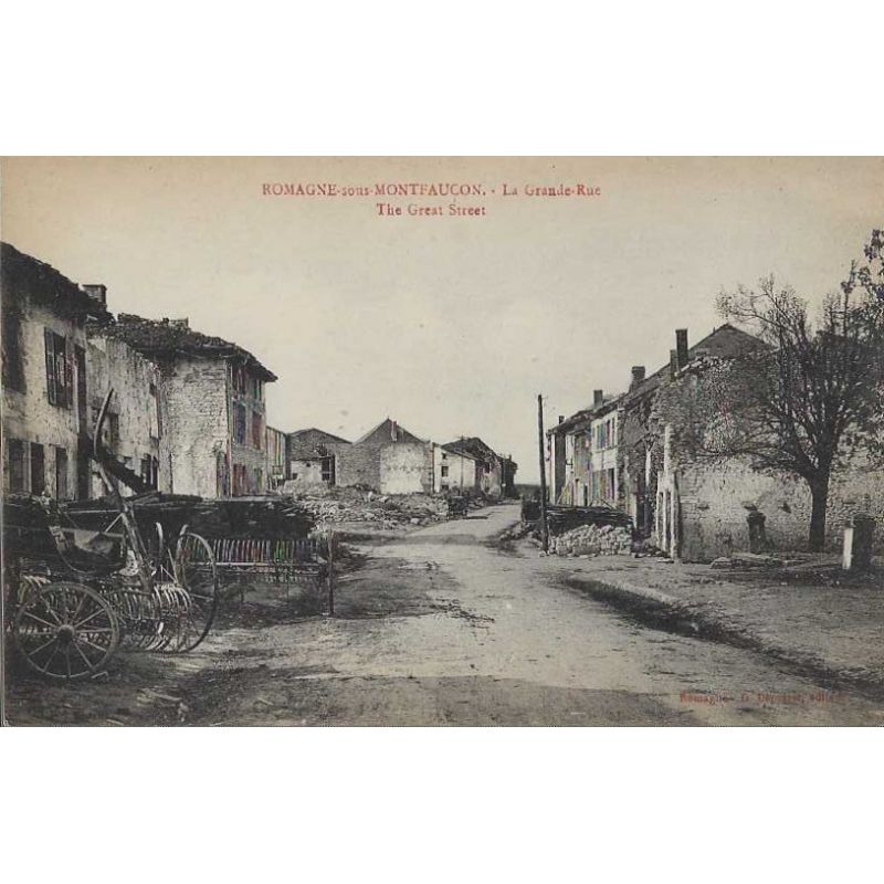 55 - Romagne sous Montfaucon - La Grande Rue
