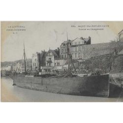 76 - St Valéry en Caux - Navire en chargement