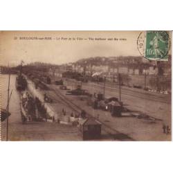 62 - Boulogne sur mer - Le port et la ville - trains