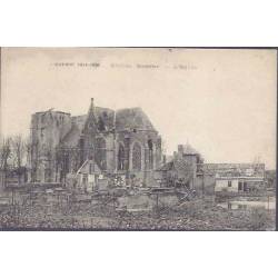 80 - Erches - L'église bombardée