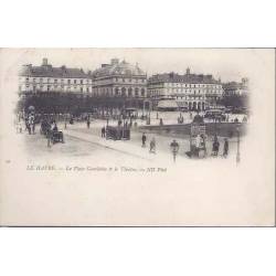 76 - Le Havre - La place Gambetta et le théatre