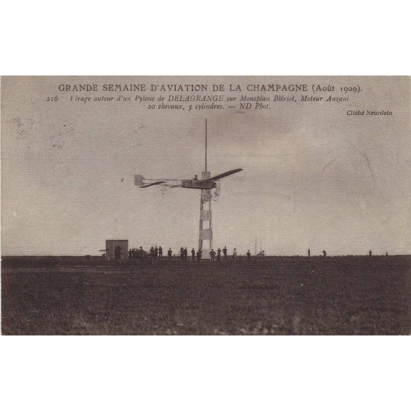 Delagrange sur monoplan Blériot Aout 1909