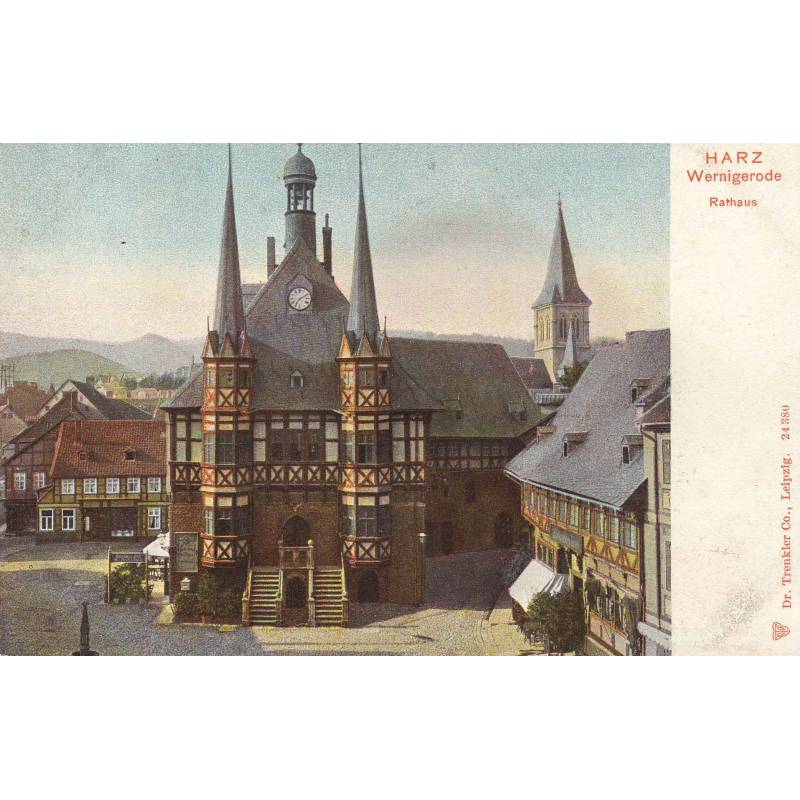Allemagne - Harz Wernigerode - Rathaus