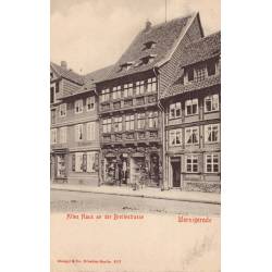 Allemagne - Wernigerode Altes Haus an der Breitestrasse