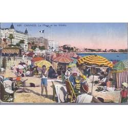 06 - Cannes  - La plage et les hotels