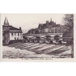 57 - Metz - Barrage de la Pucelle et Moyen pont