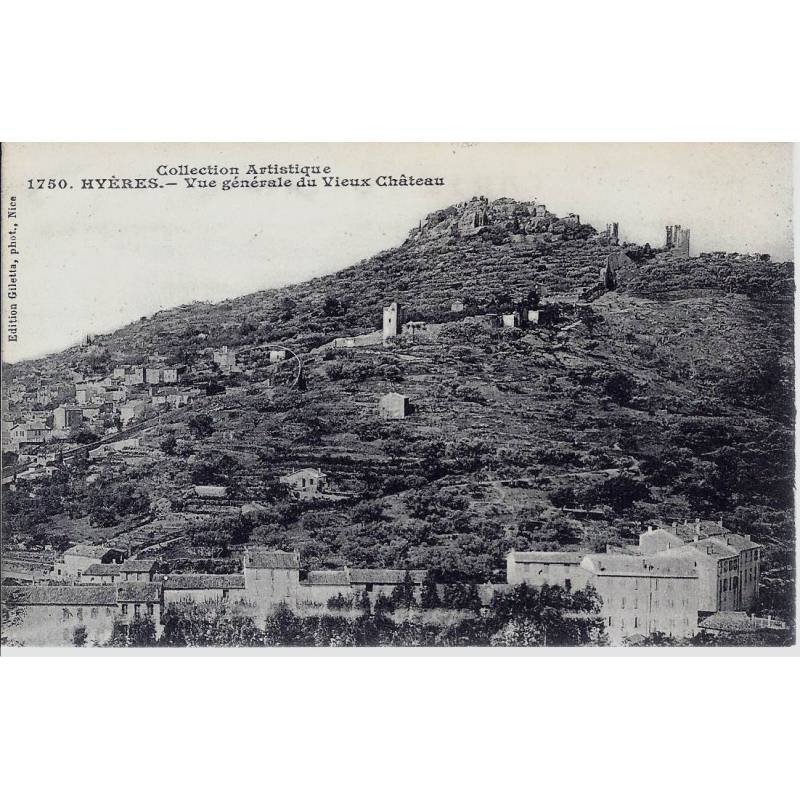 83 - Hyeres - Vue générale du vieux chateau